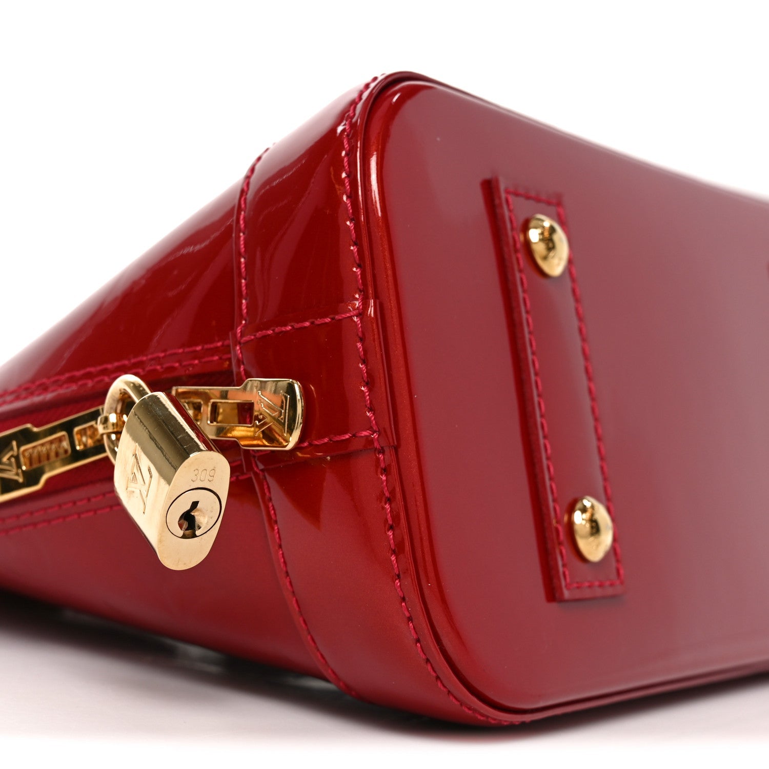 Louis Vuitton Vernis Alma BB Rose Indien