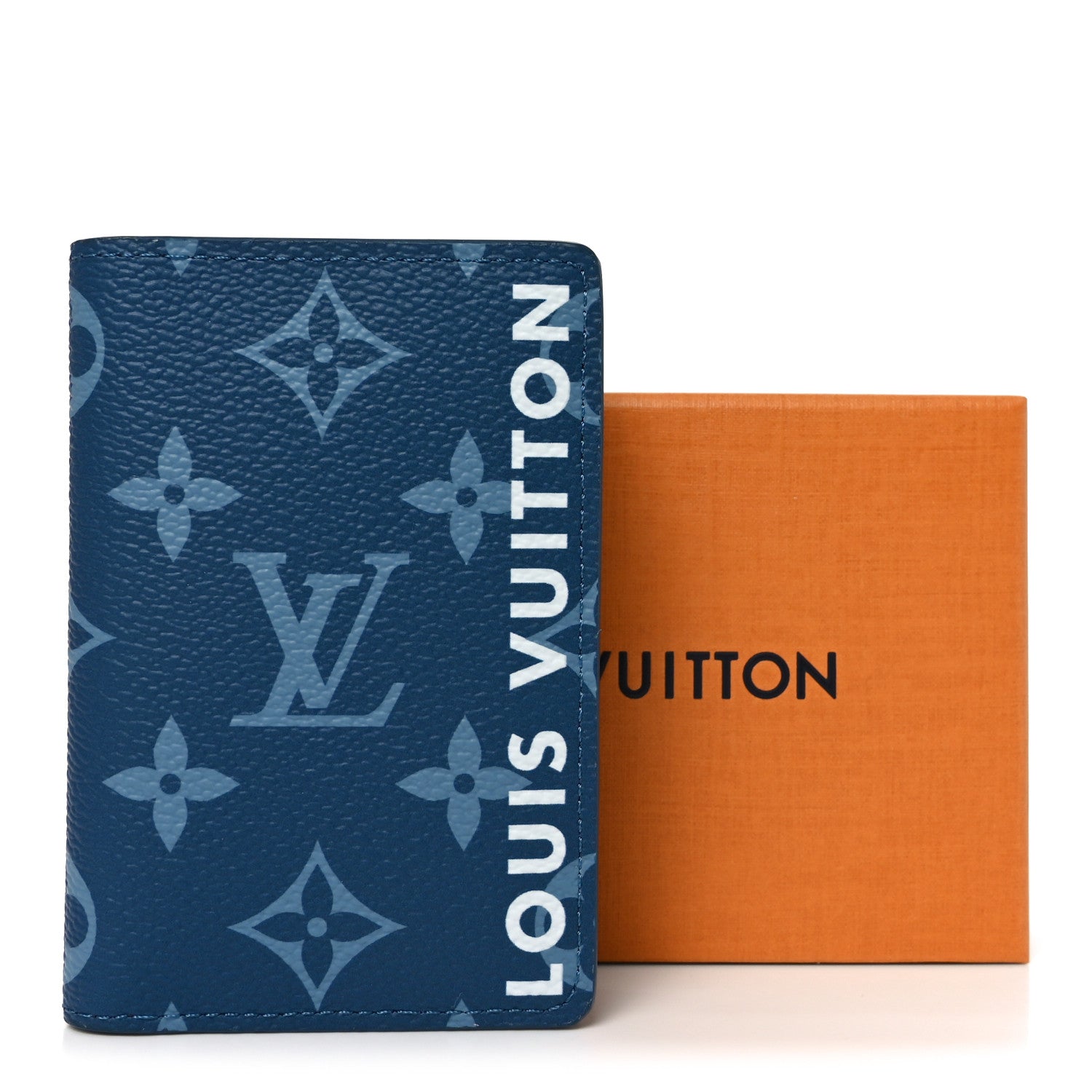 Louis Vuitton Monogram Pocket Organizer NM Atlantic Blue