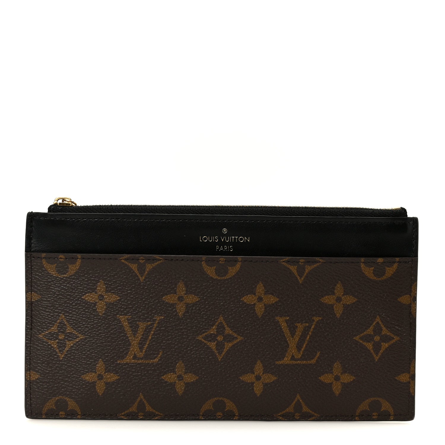 Louis Vuitton Monogram Slim Purse Black