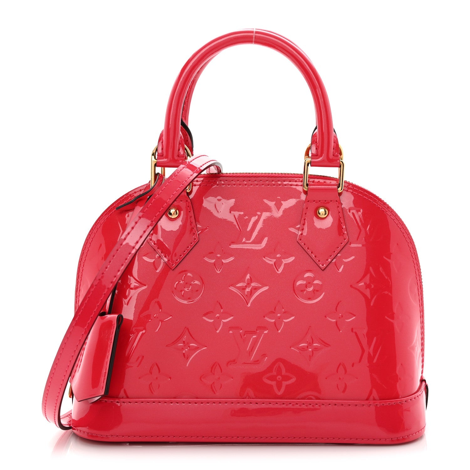 Louis Vuitton Vernis Alma BB Hot Pink