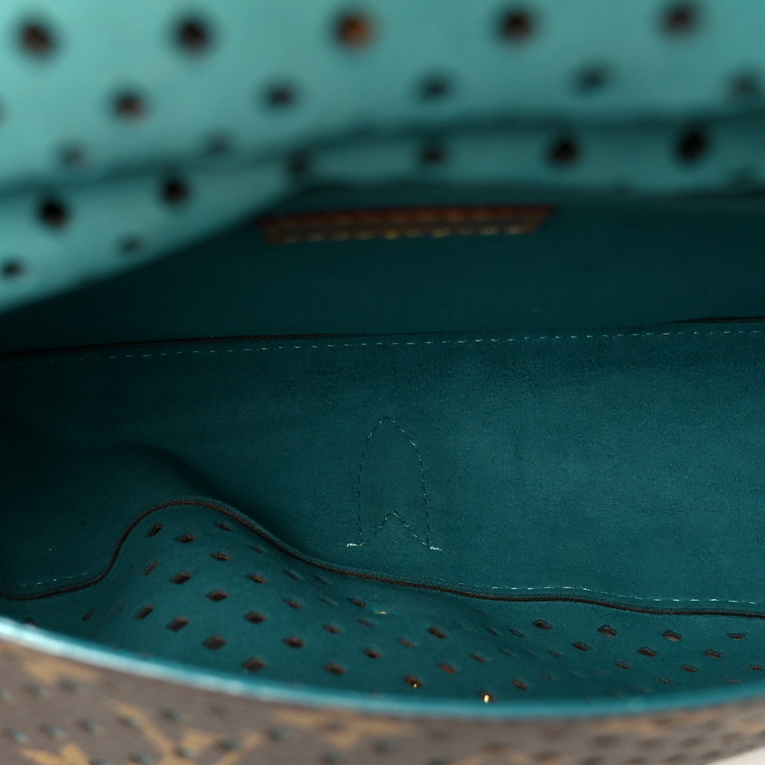 Louis Vuitton Monogram SC Flore Saumur Teal