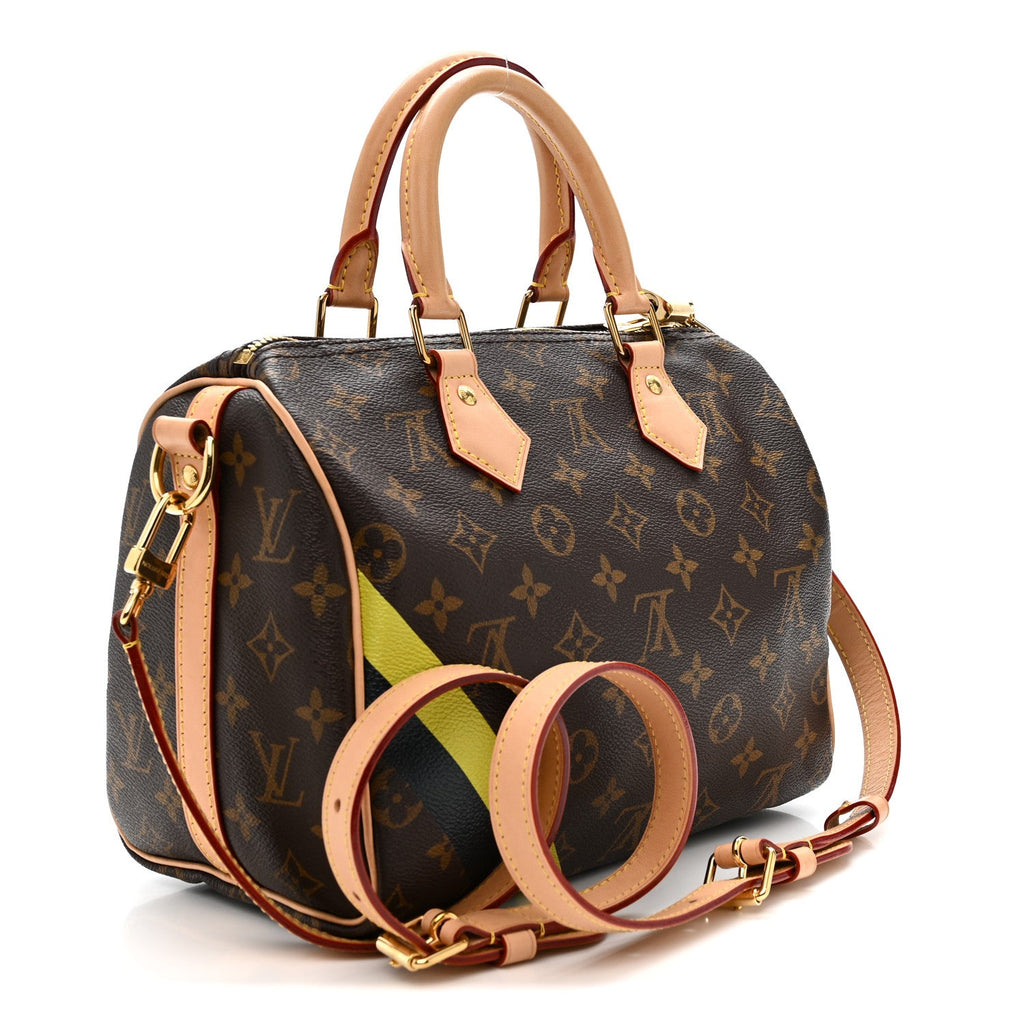 Louis Vuitton Monogram My World Tour Speedy Bandouliere 25