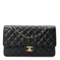 Chanel Caviar Quilted Medium Double Flap Black