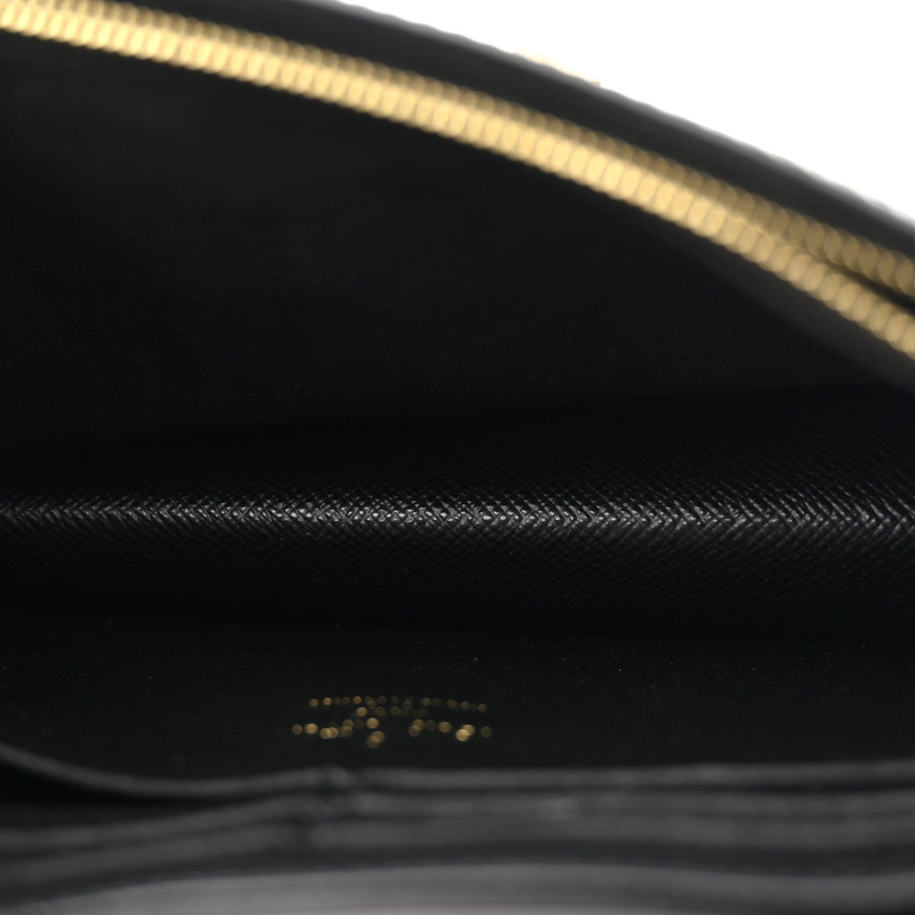 Louis Vuitton Epi Twist Belt Chain Wallet Black