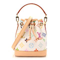 Louis Vuitton LV X TM Monogram Multicolor Nano Noe NV White