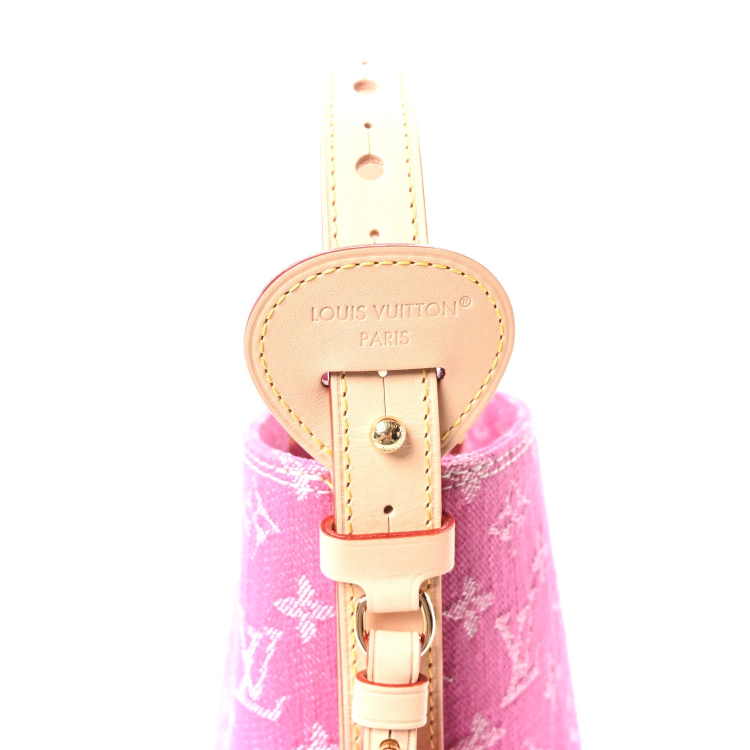 Louis Vuitton Monogram Denim All In BB Fuchsia