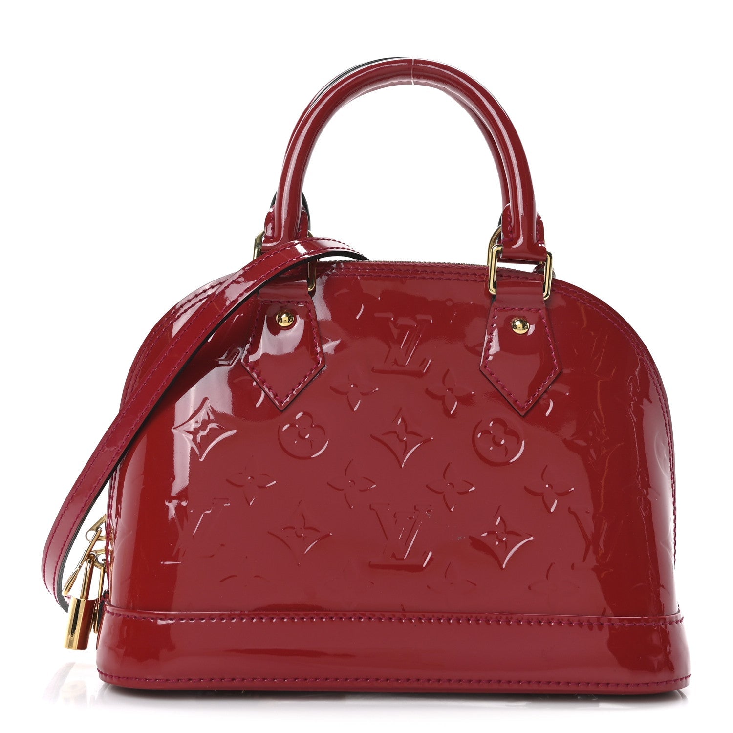 Louis Vuitton Vernis Alma BB Rose Indien