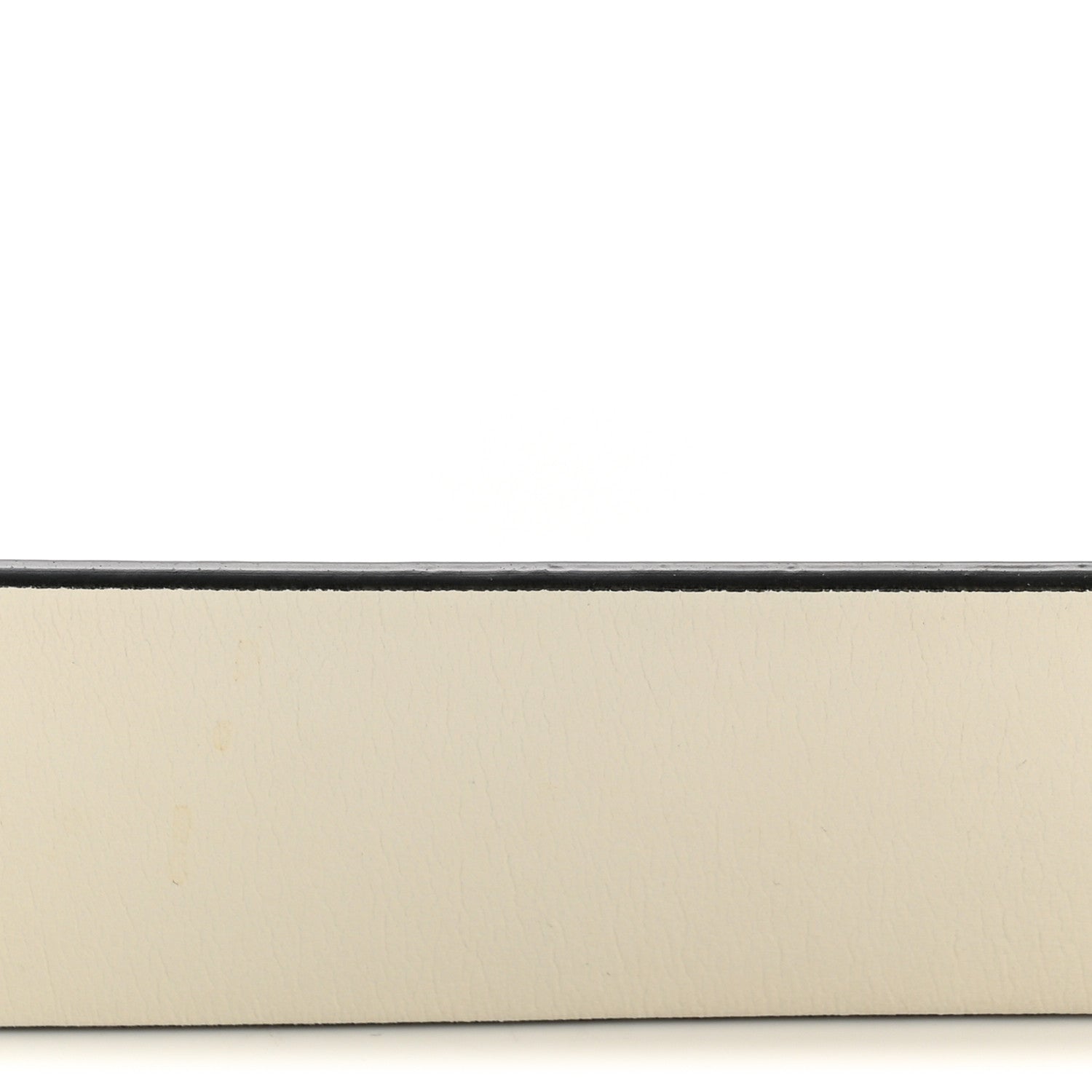 Calfskin CC Reversible Belt 85 White Black