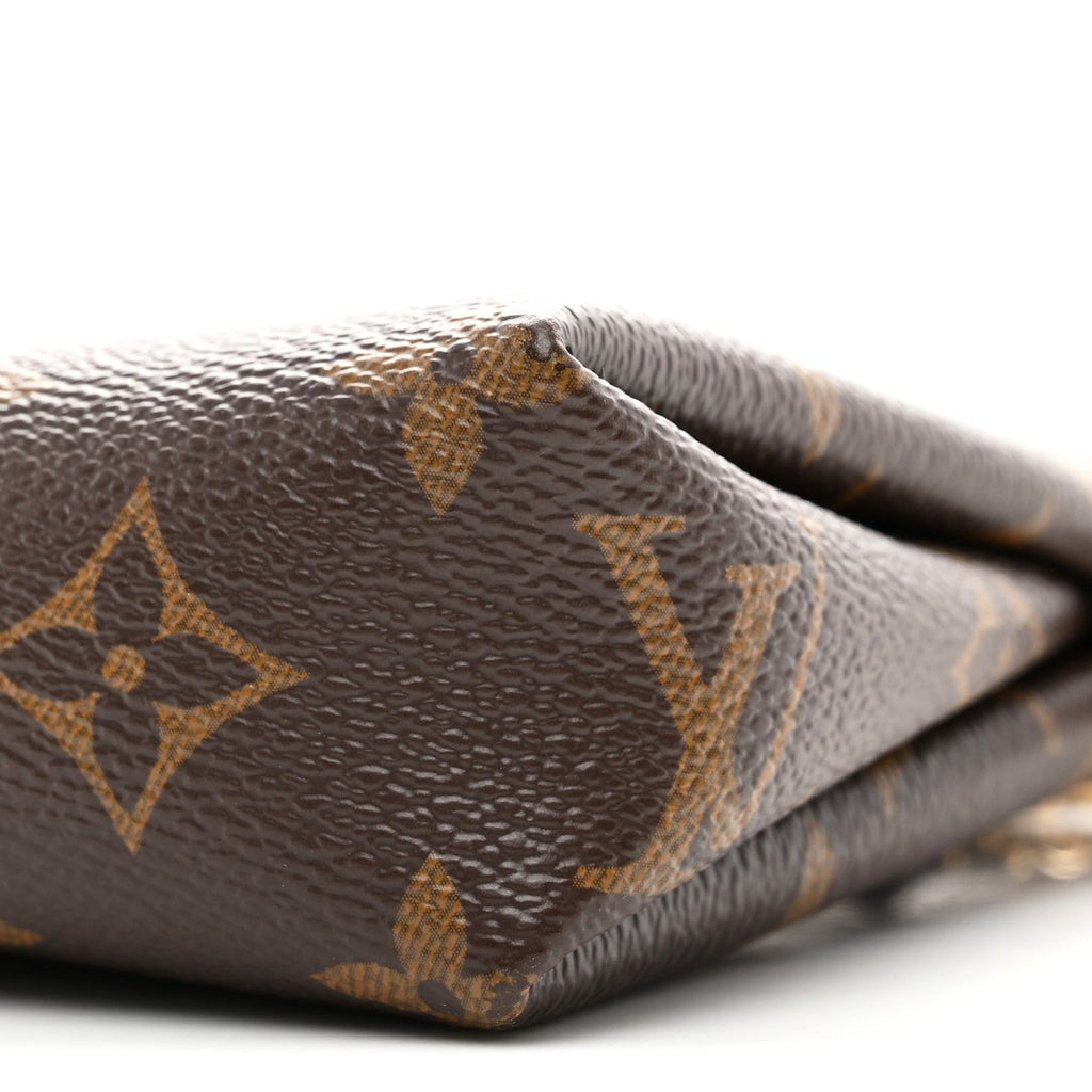 Louis Vuitton Monogram Pallas Clutch Black
