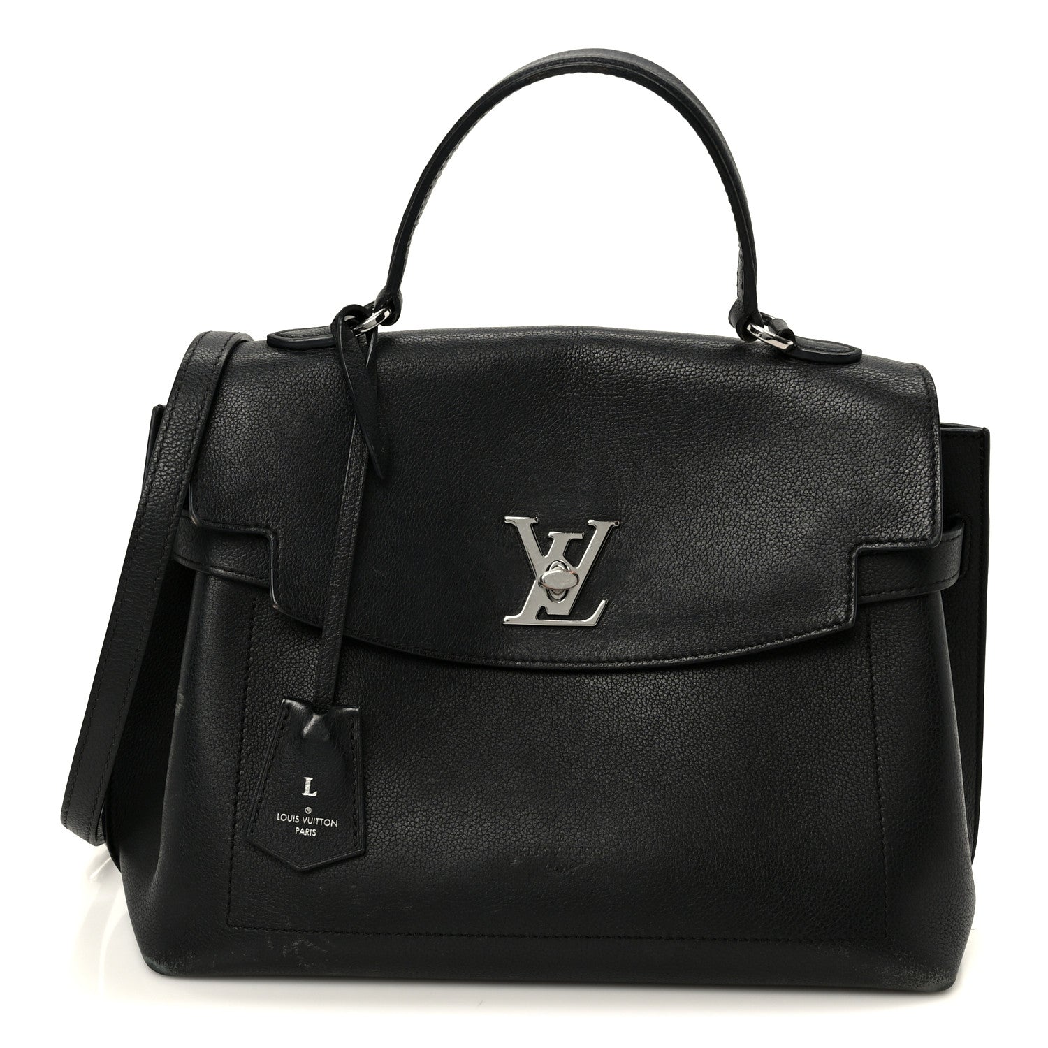 Louis Vuitton Soft Calfskin My Lockme Top Handle Black
