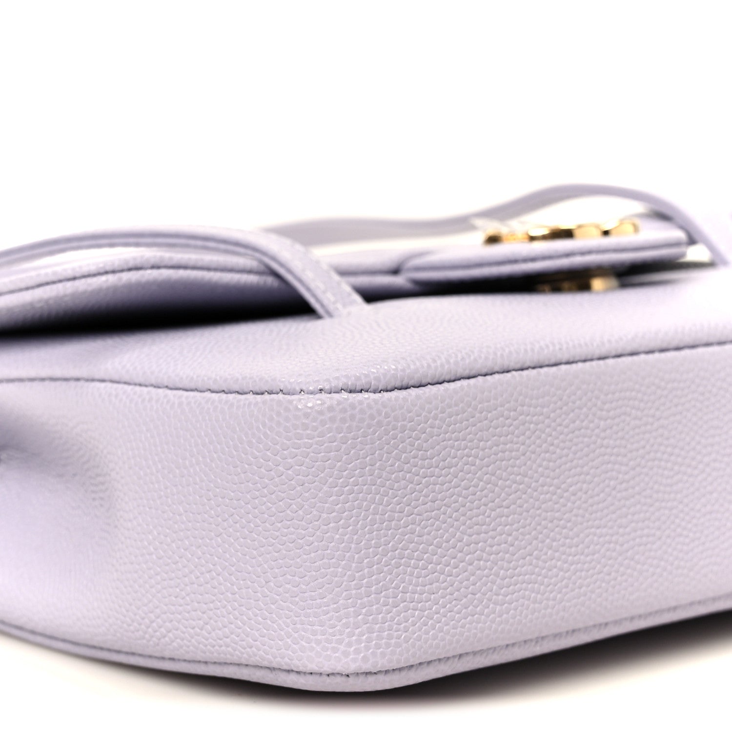 Chanel Shiny Caviar Mini Preppy Coco Shoulder Bag Purple