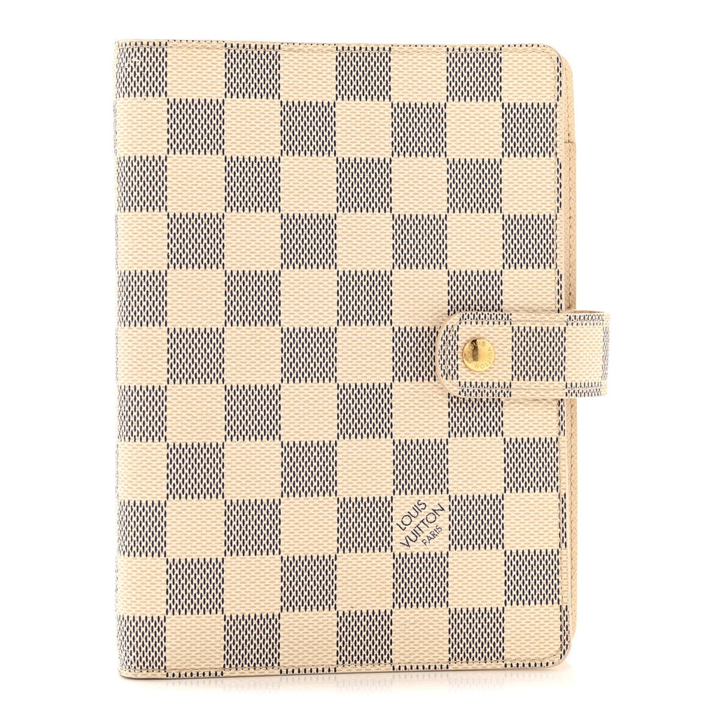 Louis Vuitton Damier Azur Medium Ring Agenda Cover