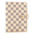 Louis Vuitton Damier Azur Medium Ring Agenda Cover