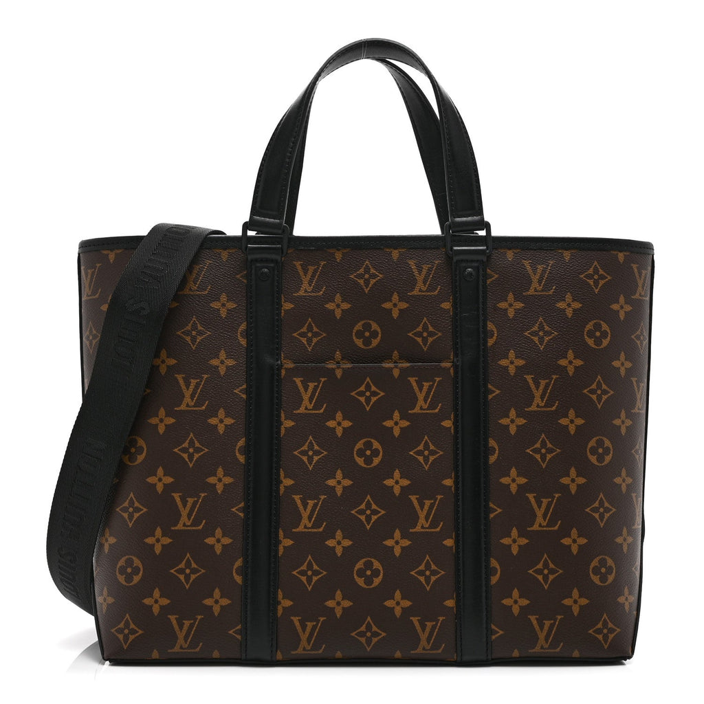 Louis Vuitton Monogram Macassar Weekend Tote PM