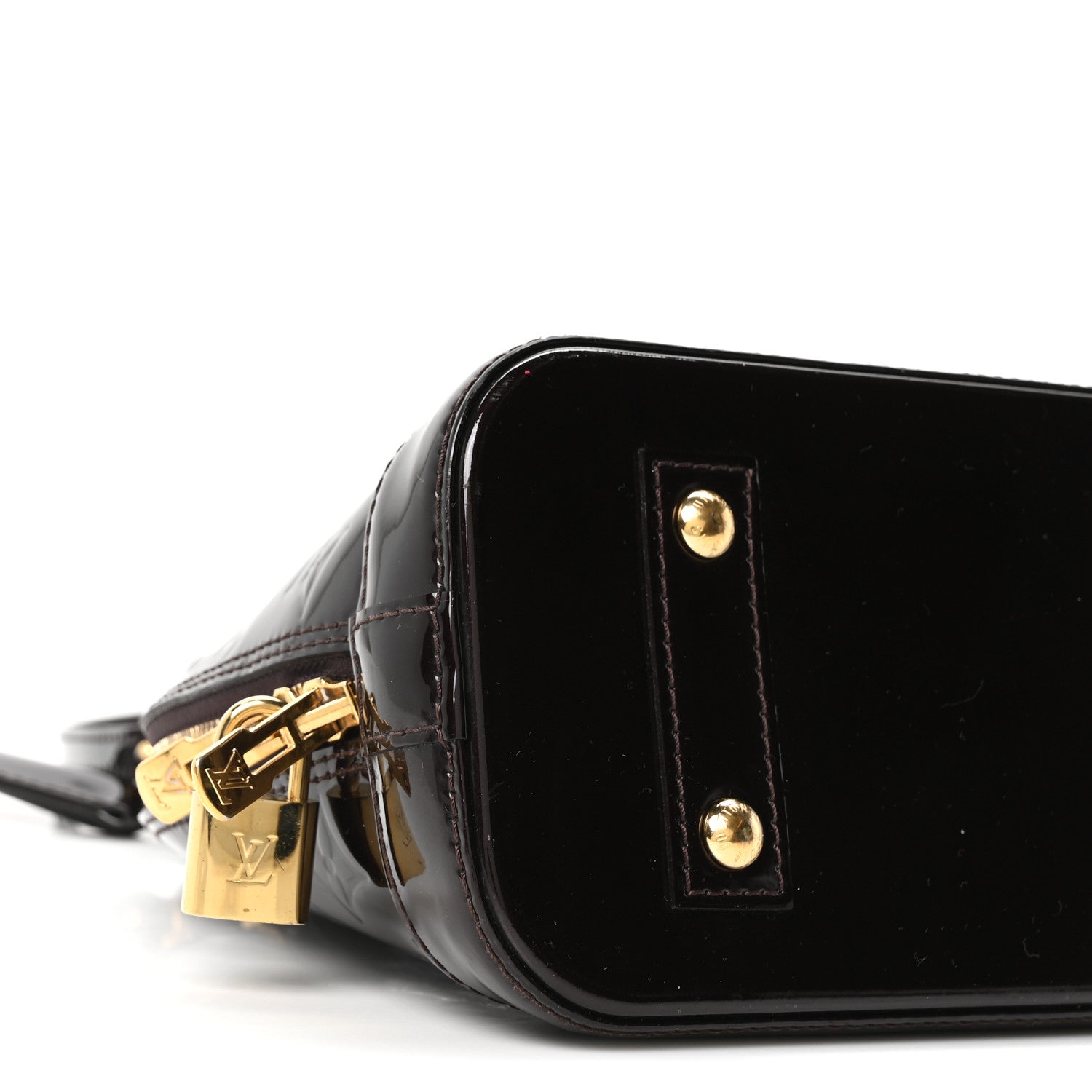 Louis Vuitton Vernis Alma BB Amarante