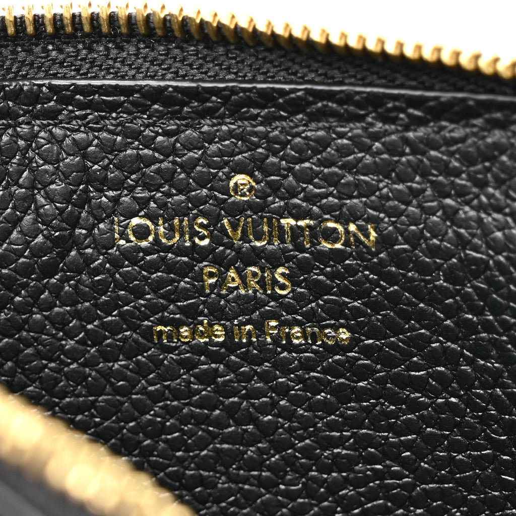 Louis Vuitton Empreinte Recto Verso Card Holder Black