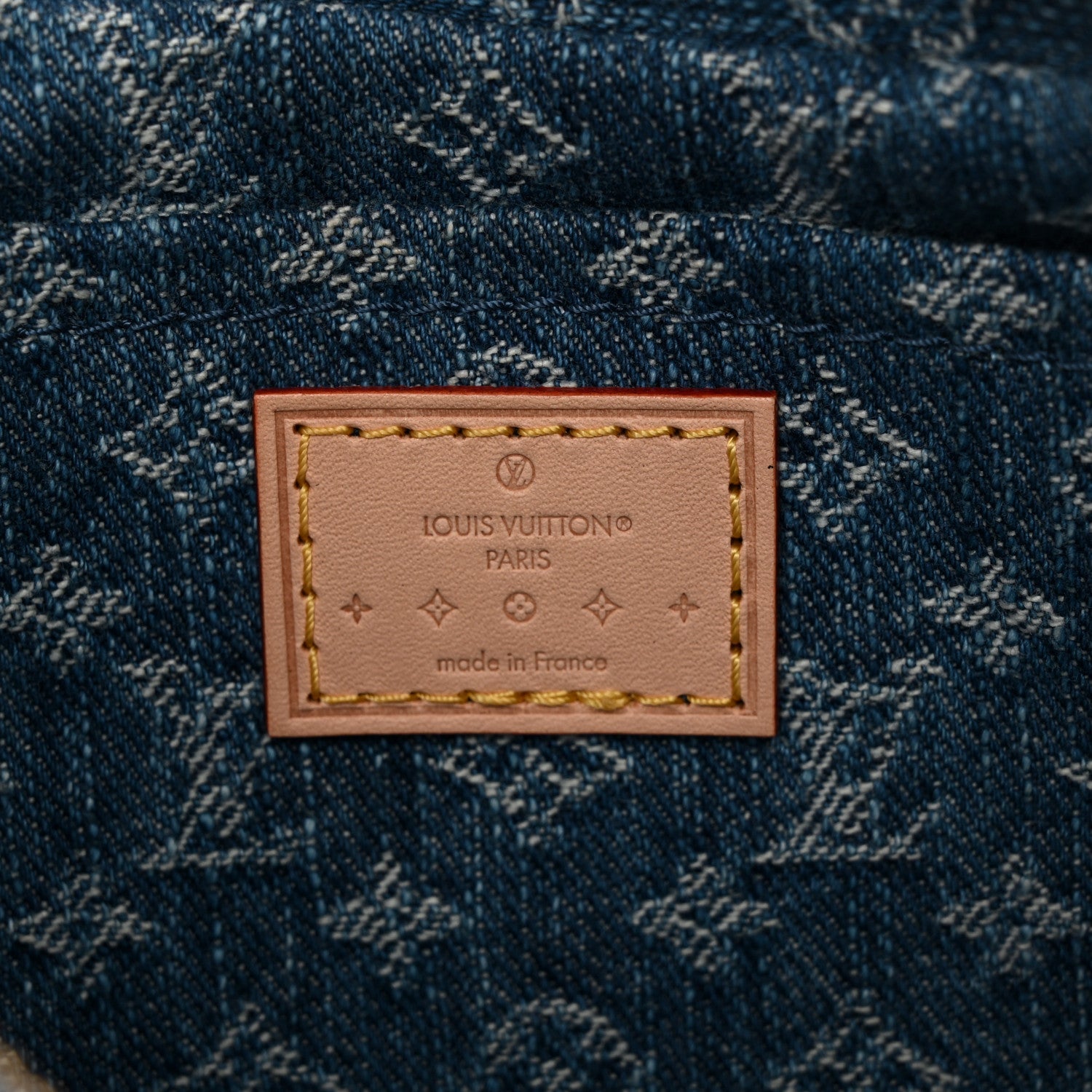 Louis Vuitton Monogram Denim Croissant MM Blue