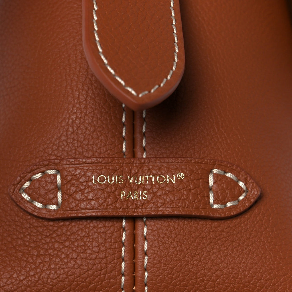 Louis Vuitton Grained Calfskin Low Key Messenger Cognac
