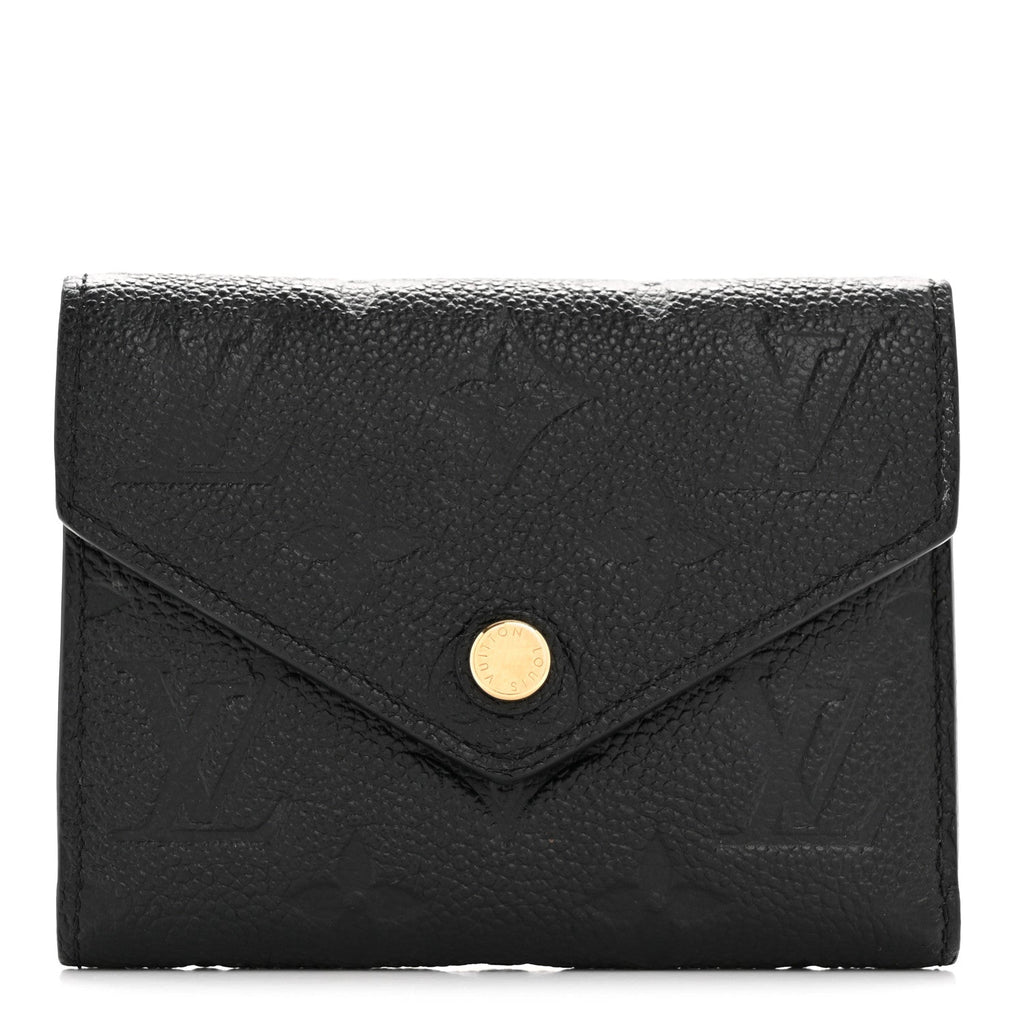 Louis Vuitton Empreinte Victorine Wallet Black