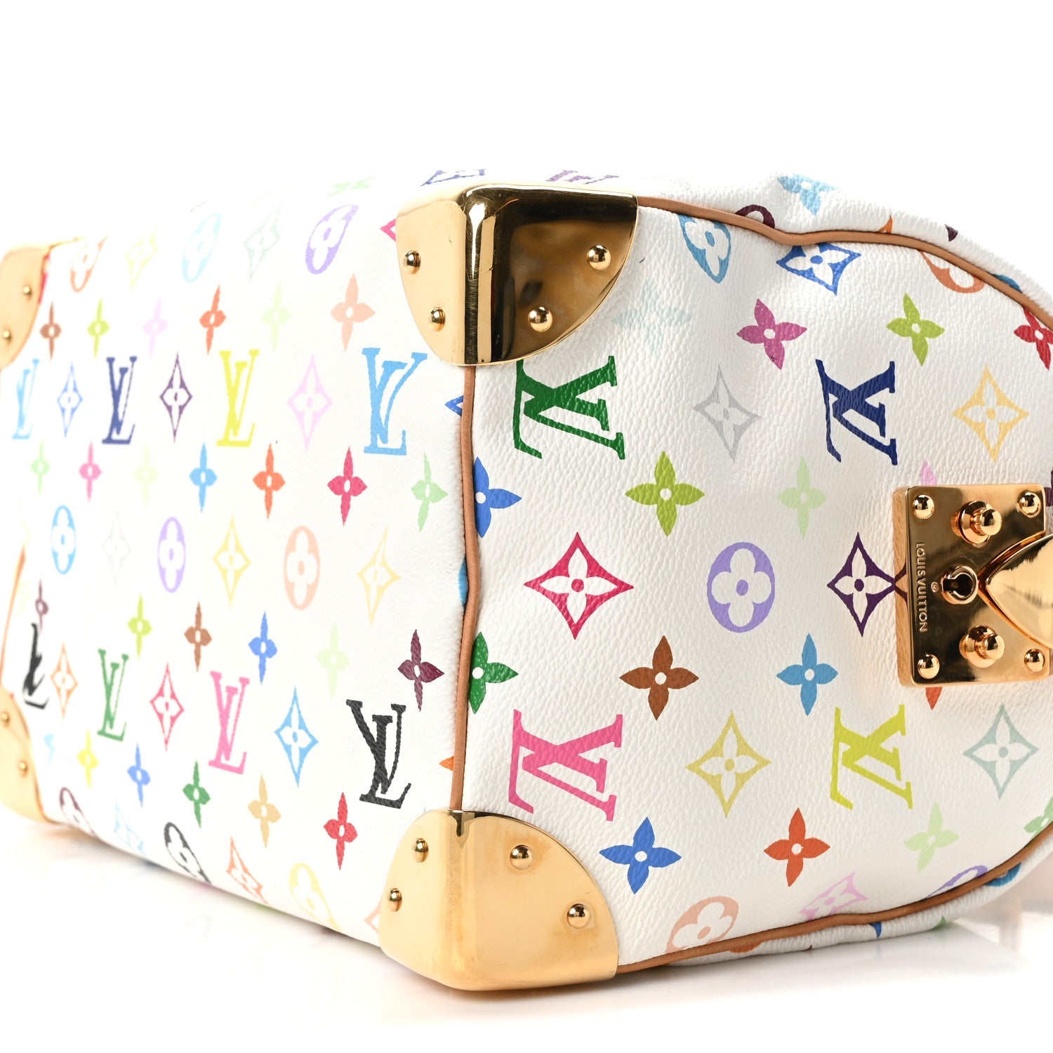 Louis Vuitton Monogram Multicolor Speedy 30 White