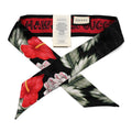 Gucci Silk Twill Haway Neck Bow Scarf Black