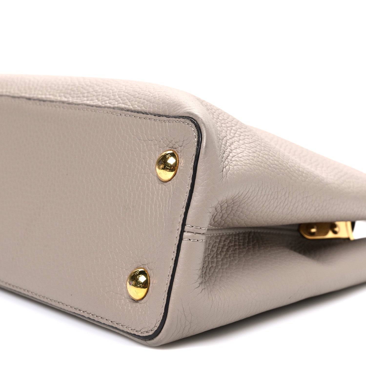 Louis Vuitton Taurillon Capucines PM Galet