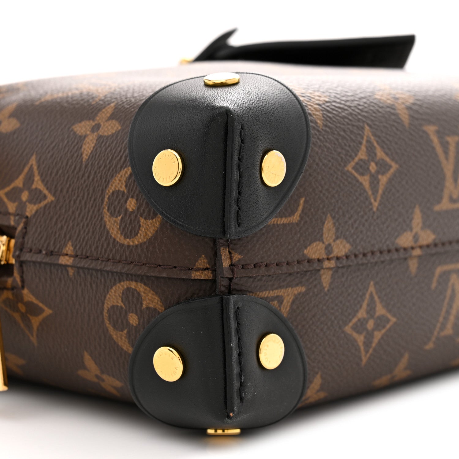Louis Vuitton Monogram Petite Malle Souple Black
