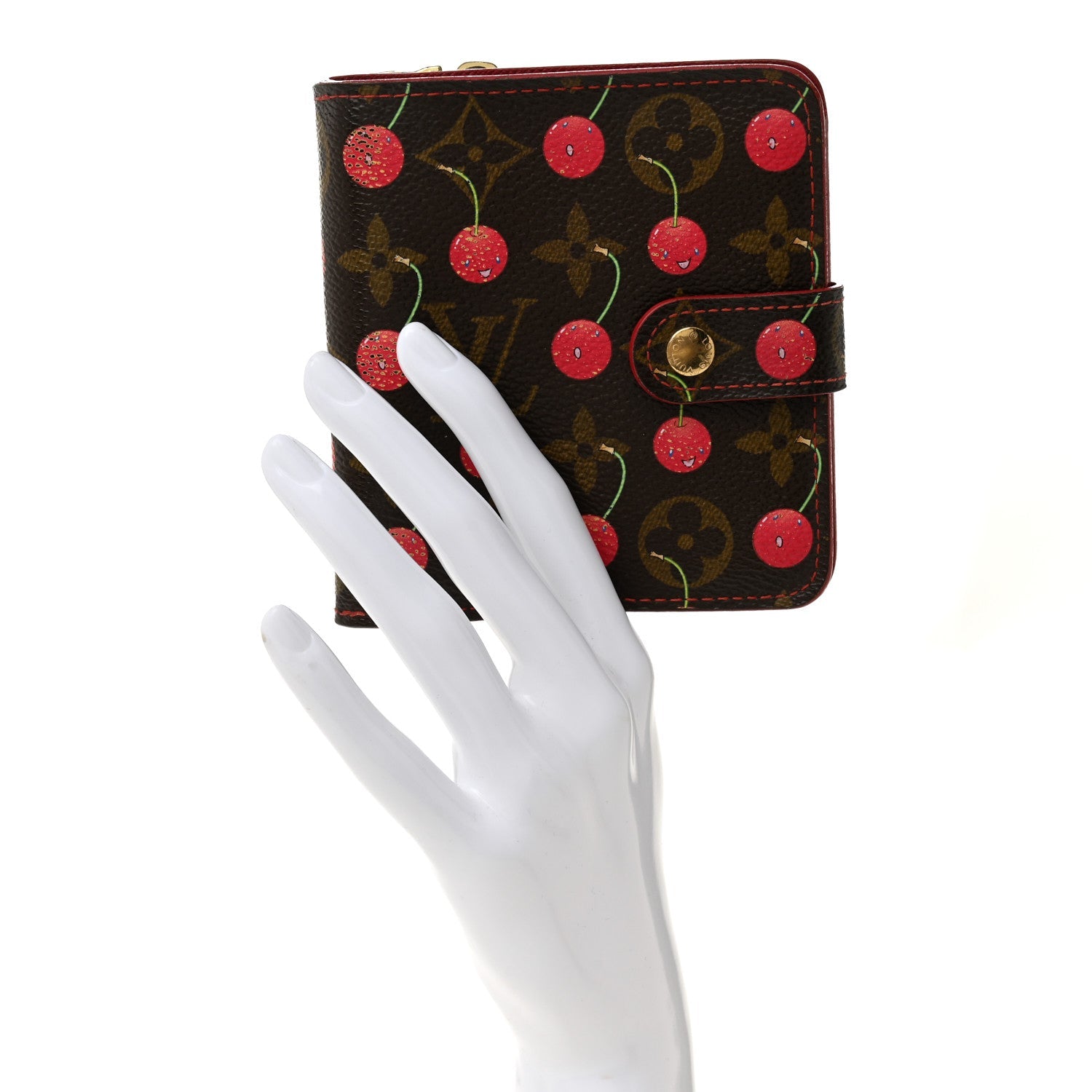 Louis Vuitton Monogram Cerises Compact Zippe Wallet