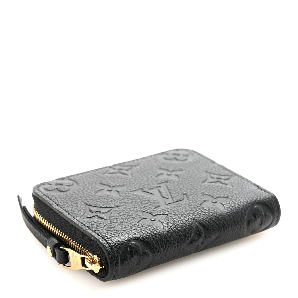 Louis Vuitton Empreinte Zippy Coin Purse Black