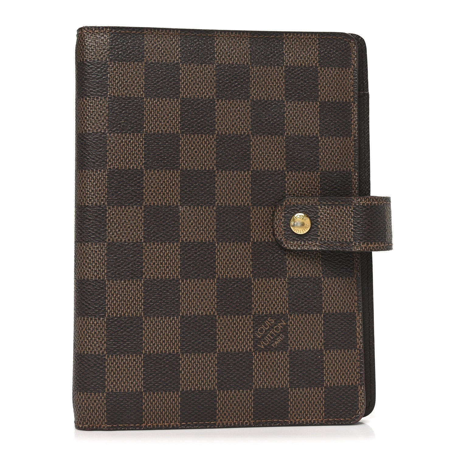 Louis Vuitton Damier Ebene Medium Ring Agenda Cover