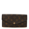 Louis Vuitton Monogram Sarah Wallet NM Coquelicot