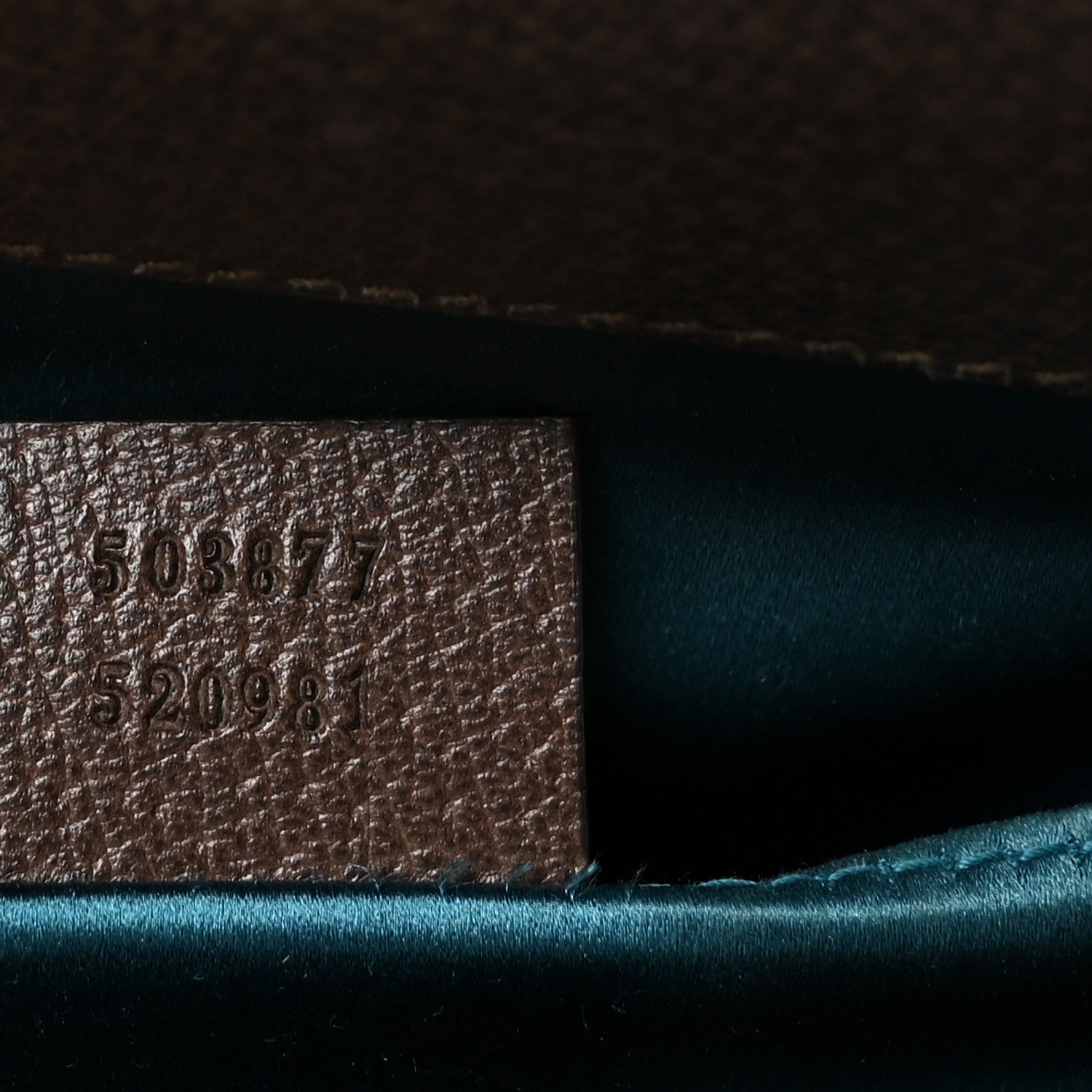 Gucci GG Supreme Monogram Web Small Ophidia Chain Shoulder Bag Brown