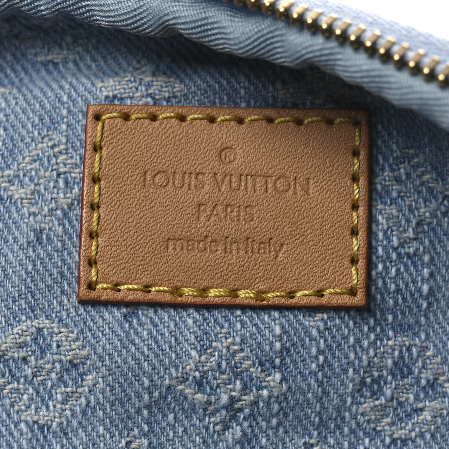 Louis Vuitton Monogram Denim Mini Bumbag Sky Blue