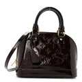 Louis Vuitton Vernis Alma BB Amarante
