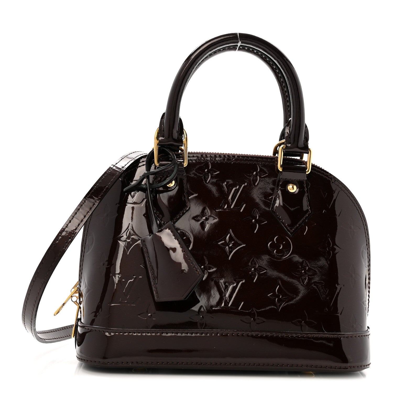 Louis Vuitton Vernis Alma BB Amarante