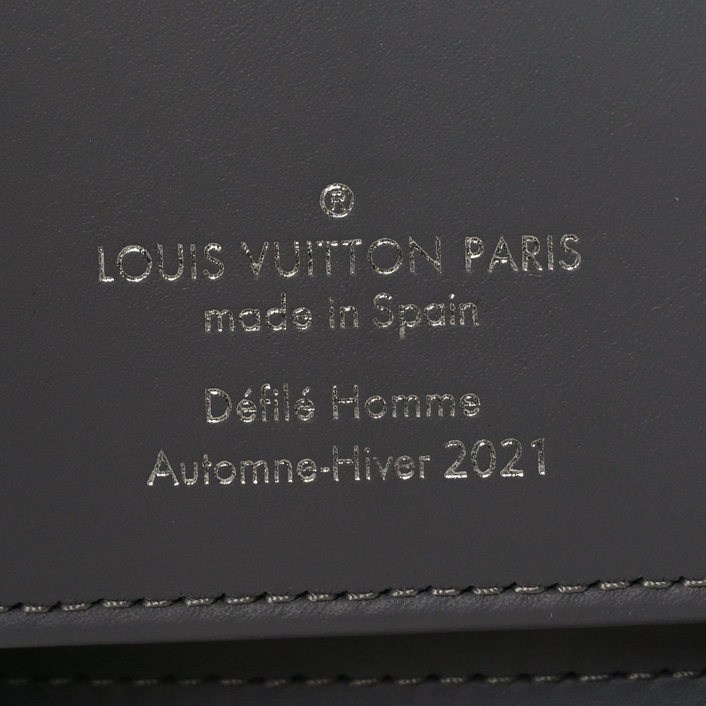 Louis Vuitton Monogram Mirror Zippy Wallet Silver