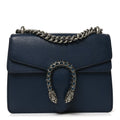Gucci Dollar Calfskin Crystal Mini Dionysus Shoulder Bag Blue Agata Montana Sapphire