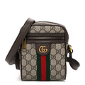 Gucci GG Supreme Monogram Web Mini Ophidia Messenger Brown