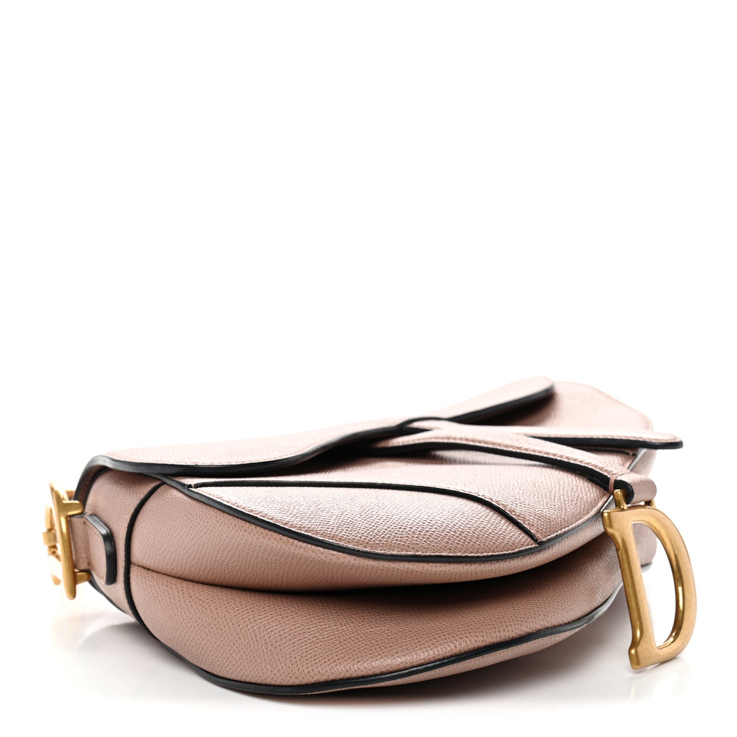 Christian Dior Grained Calfskin Saddle Bag Fard
