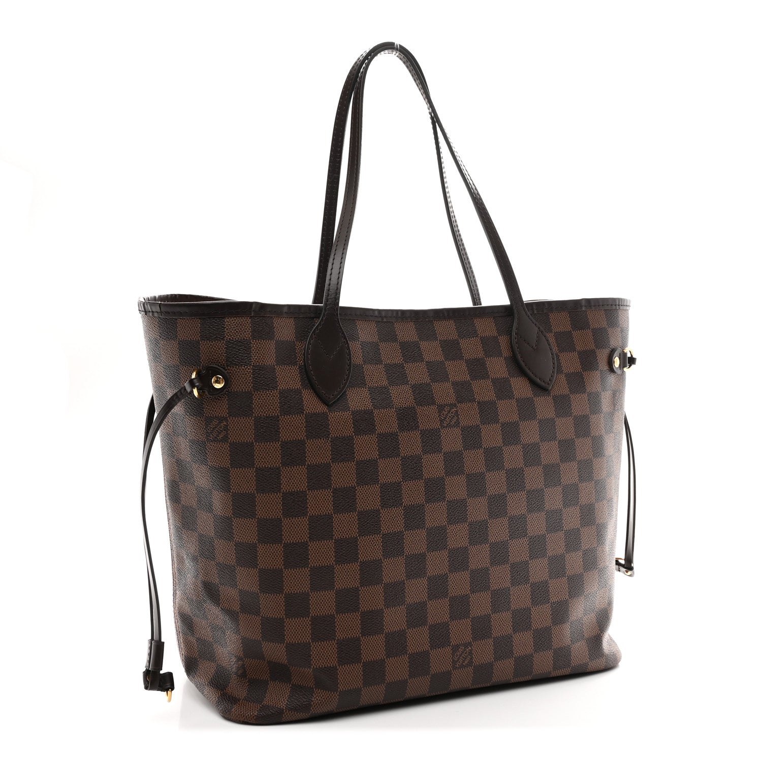 Louis Vuitton Damier Ebene Neo Neverfull MM Rose Ballerine