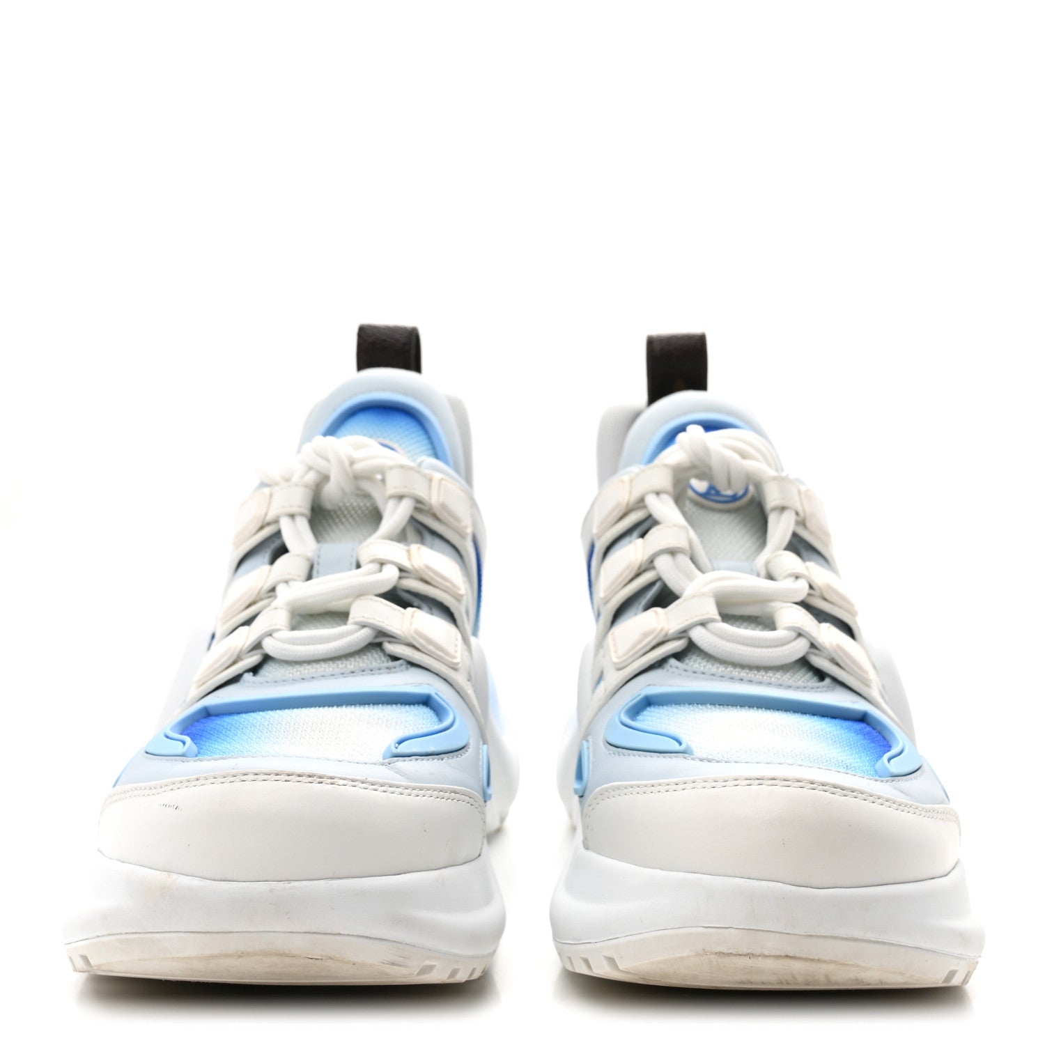 Louis Vuitton Calfskin LV Archlight Gradient Sneakers 38 Light Blue