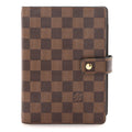 Louis Vuitton Damier Ebene Medium Ring Agenda Cover