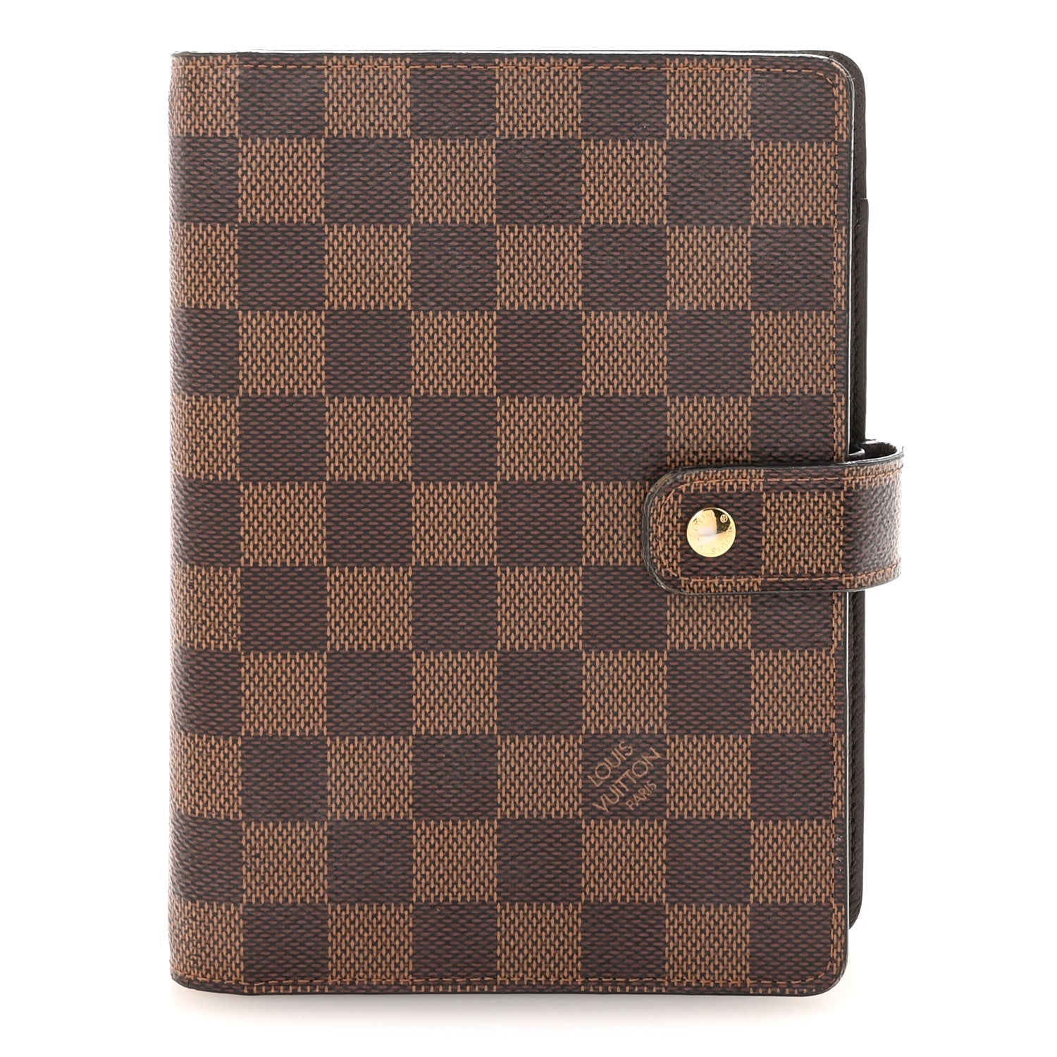 Louis Vuitton Damier Ebene Medium Ring Agenda Cover