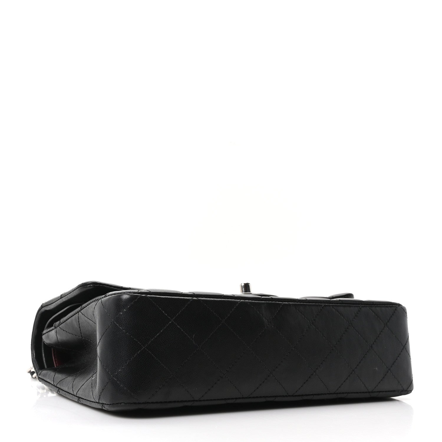 Chanel Lambskin Quilted Medium Double Flap Black