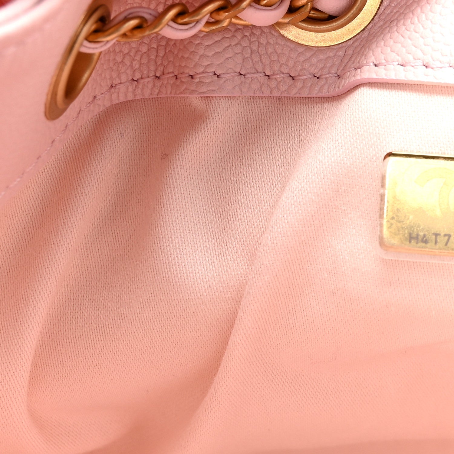 Chanel Caviar Quilted Mini Chanel 25 Handbag Light Pink