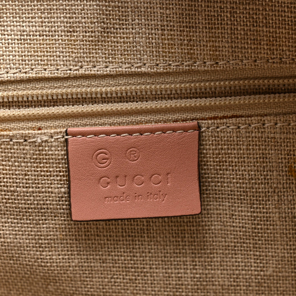 Gucci Soft Microguccissima Medium Bree Shoulder Bag Soft Pink