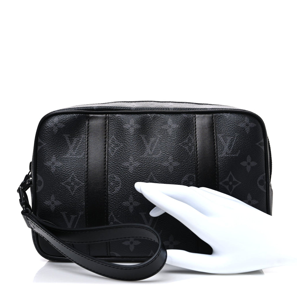 Louis Vuitton Monogram Eclipse Kasai Clutch