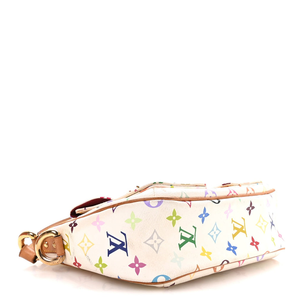 Louis Vuitton Monogram Multicolor Lodge PM White