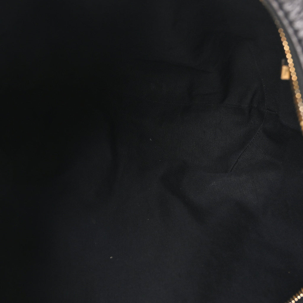 Christian Dior Crinkled Calfskin Large Grand Tour Multipocket Bag Black