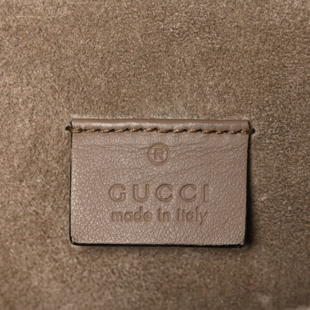 Gucci GG Supreme Monogram Medium Dionysus Shoulder Bag Taupe